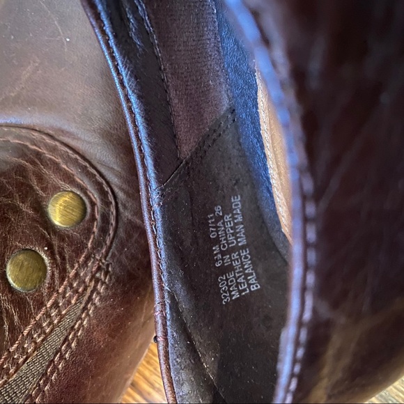 Clarks Brown Slip On Shoes Size 6.5 - Picture 5 of 5